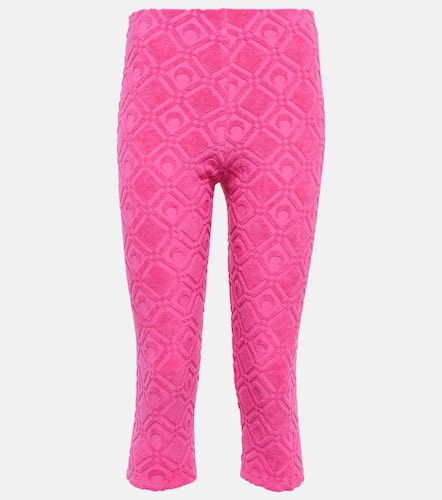 Leggings in jacquard di misto cotone - Marine Serre - Modalova