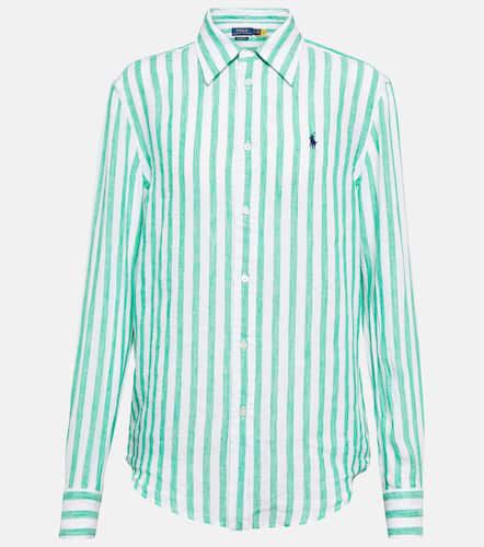 Camicia in lino a righe - Polo Ralph Lauren - Modalova