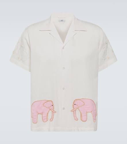 Camisa Tiny Zoo de algodón bordada - Bode - Modalova