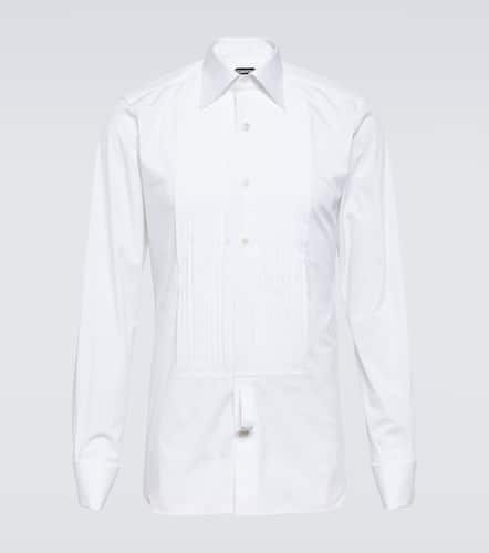 Camisa de esmoquin de gasa de algodón - Tom Ford - Modalova