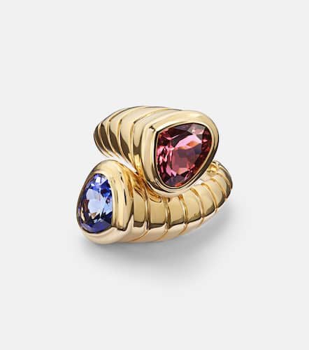 Toi & Moi 18kt ring with tourmaline and tanzanite - Marina B - Modalova