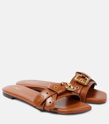 ChloÃ© Mae leather slides - Chloe - Modalova