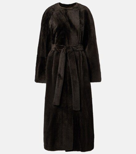Madelina belted shearling coat - The Row - Modalova