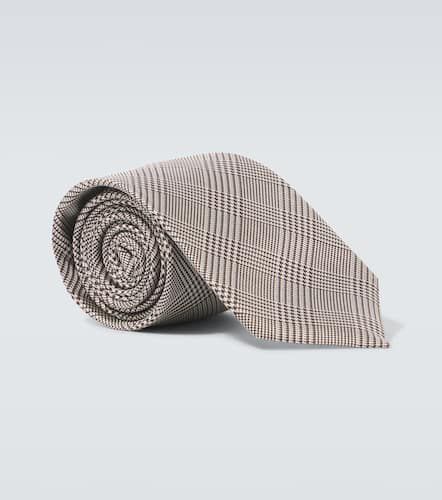 Saint Laurent Checked silk tie - Saint Laurent - Modalova