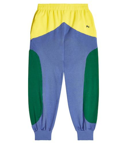 Colorblocked cotton jersey sweatpants - Bobo Choses - Modalova