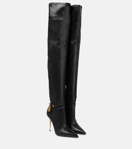 T Screw leather over-the-knee boots - Tom Ford - Modalova