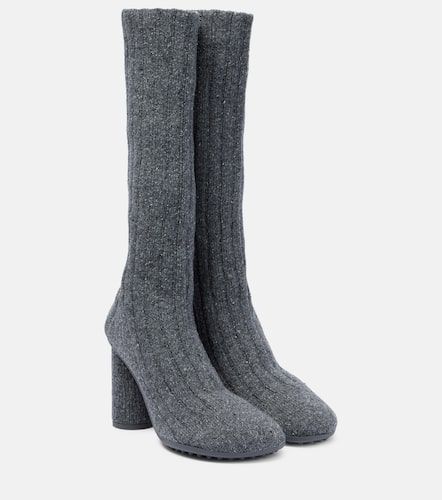Wool-blend knee-high sock boots - Bottega Veneta - Modalova
