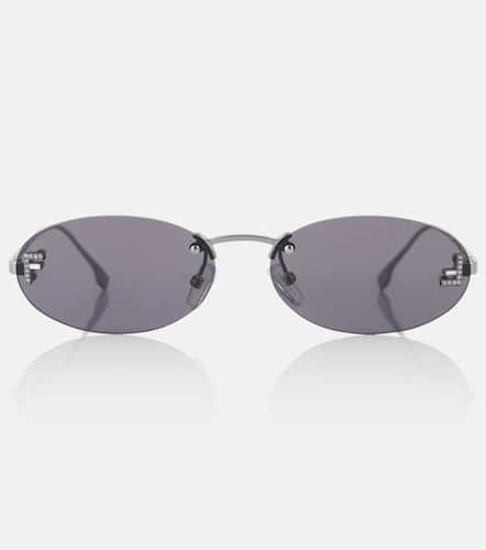 First Crystal oval sunglasses - Fendi - Modalova