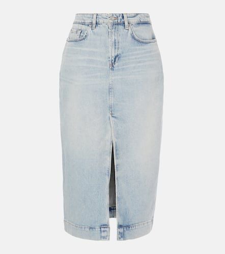 Amber denim midi skirt - 7 For All Mankind - Modalova