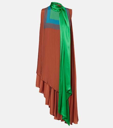 Robe midi Albers asymétrique en crêpe - Loewe - Modalova