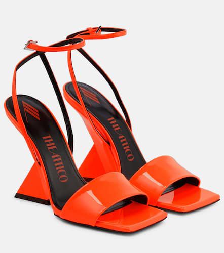 Cheope patent leather wedge sandals - The Attico - Modalova