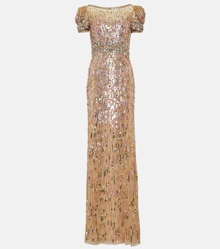 Robe longue à ornements - Jenny Packham - Modalova