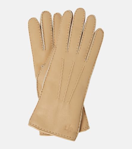 Elide shearling-lined leather gloves - Loro Piana - Modalova