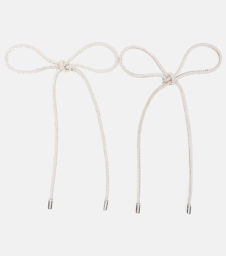 Ava set of 2 bow-detail bobby pins - Jennifer Behr - Modalova