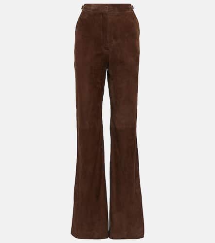 Vesta high-rise suede flared pants - Gabriela Hearst - Modalova