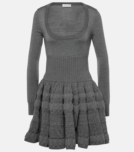 AlaÃ¯a Wool-blend minidress - Alaia - Modalova