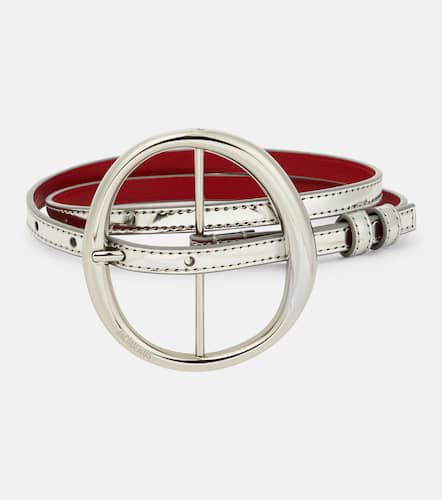 La Ceinture Ronde metallic leather belt - Jacquemus - Modalova