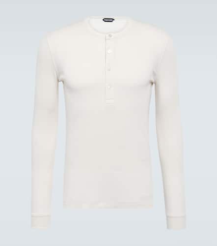 Camiseta acanalada de jersey - Tom Ford - Modalova