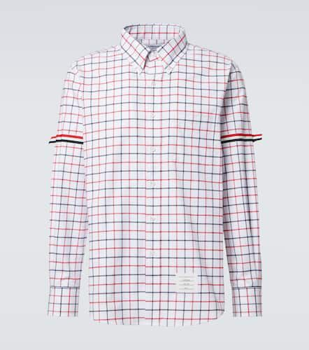 Camicia RWB Stripe in cotone a quadri - Thom Browne - Modalova