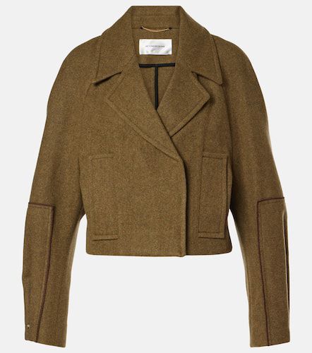 Cropped-Cabanjacke aus Wolle - Victoria Beckham - Modalova