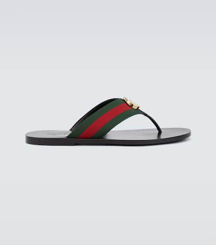 Gucci Sandali infradito con logo GG - Gucci - Modalova