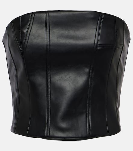 Amiri Faux leather bustier top - Amiri - Modalova
