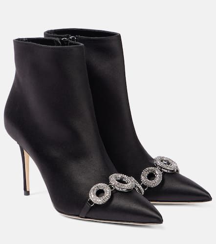 Balvisa embellished satin ankle boots - Manolo Blahnik - Modalova