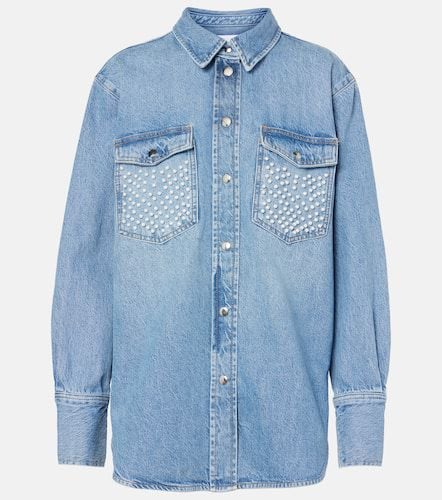 Atelier embellished denim shirt - Frame - Modalova