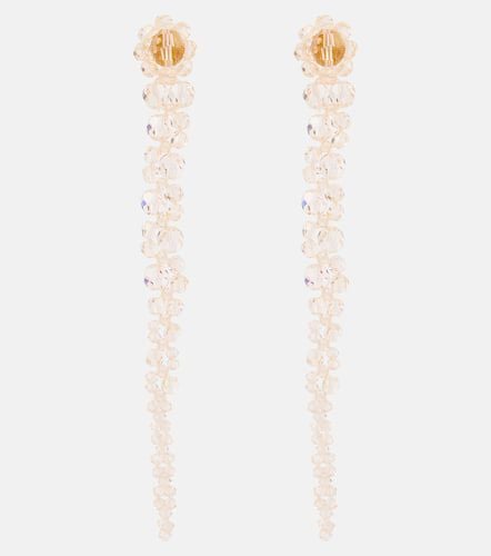 Drip crystal-embellished drop earrings - Simone Rocha - Modalova