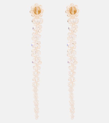 Drip crystal-embellished drop earrings - Simone Rocha - Modalova