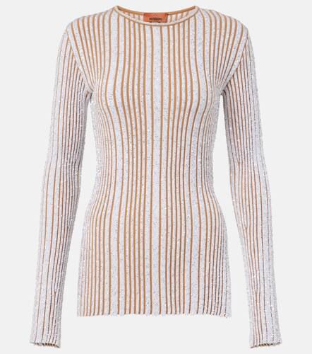 Top in jersey a righe con paillettes - Missoni - Modalova