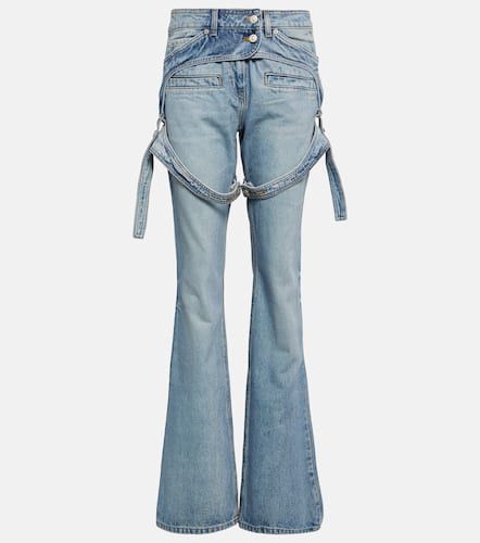 Courrèges Mid-rise bootcut jeans - Courreges - Modalova