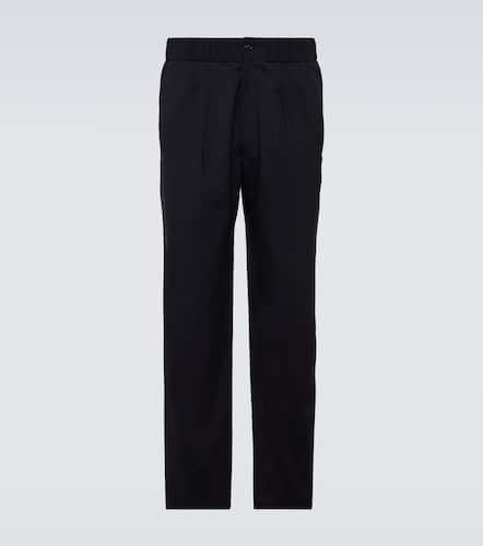 Gerade Mid-Rise-Hose aus Schurwolle - Giorgio Armani - Modalova