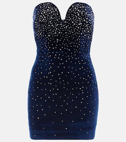 Embellished velvet minidress - Alex Perry - Modalova