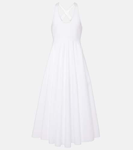 AlaÃ¯a Open-back cotton poplin midi dress - Alaia - Modalova