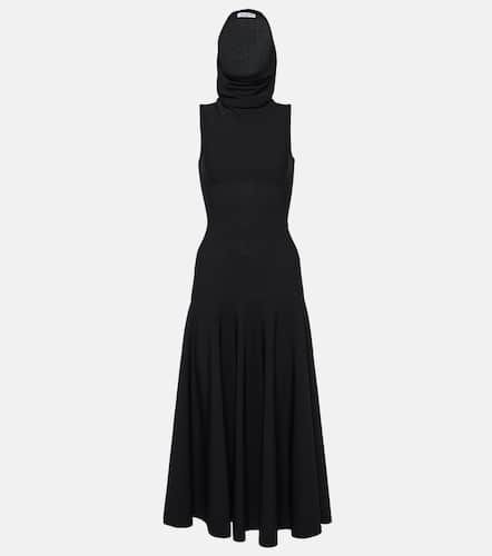 Alaïa Vestido midi de jersey con capucha - Alaia - Modalova