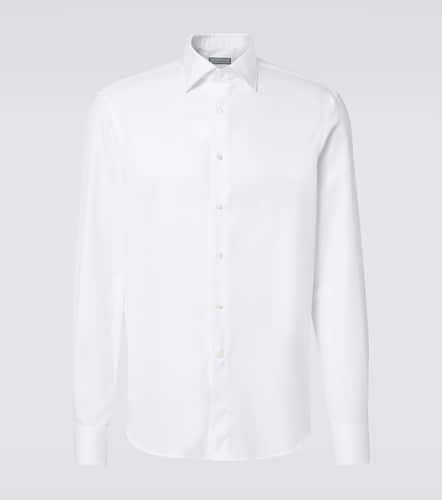 Camisa de popelín de algodón - Canali - Modalova