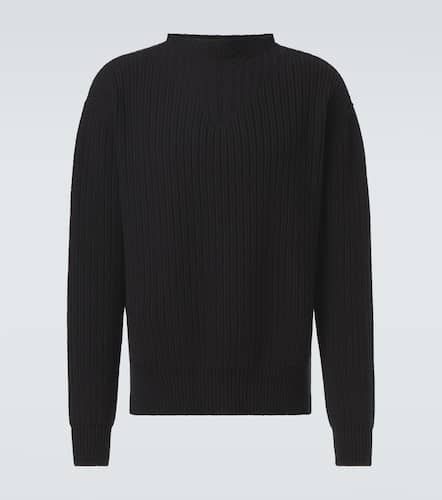 Pullover in lana vergine a coste - Rick Owens - Modalova