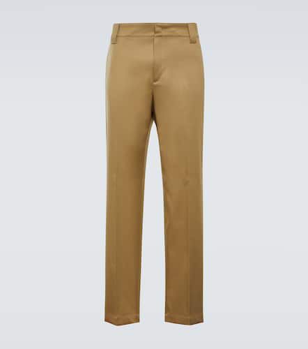 Pantaloni regular in gabardine di cotone - Valentino - Modalova