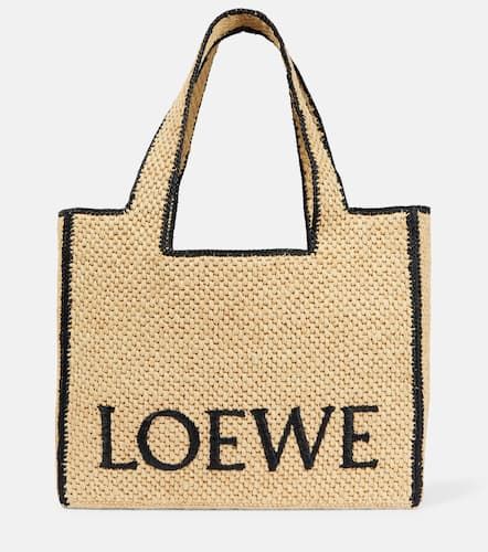 Paula's Ibiza Tote Font Large aus Raffiabast - Loewe - Modalova