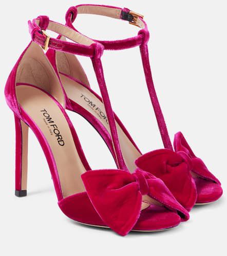 Tom Ford Sandalen Brigitte aus Samt - Tom Ford - Modalova