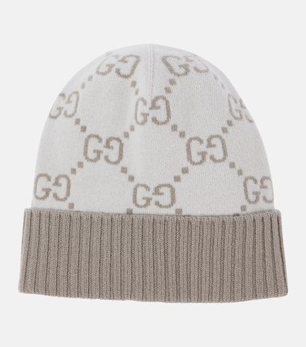 Gorro de cachemir con GG en jacquard - Gucci - Modalova