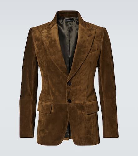 Tom Ford Blazer aus Veloursleder - Tom Ford - Modalova