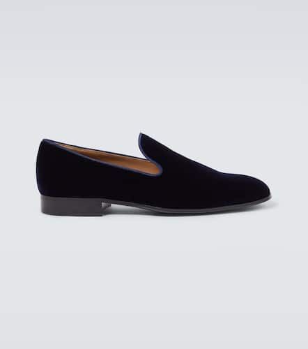 Gianvito Rossi Jean velvet loafers - Gianvito Rossi - Modalova