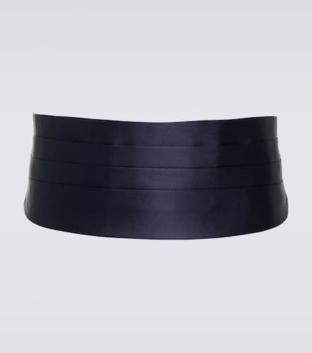 Ceinture de smoking en soie et coton - Brunello Cucinelli - Modalova