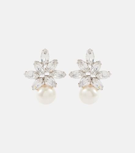 Liza embellished faux pearl earrings - Jennifer Behr - Modalova