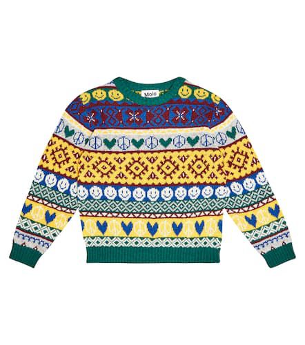 Barrie intarsia wool-blend sweater - Molo - Modalova