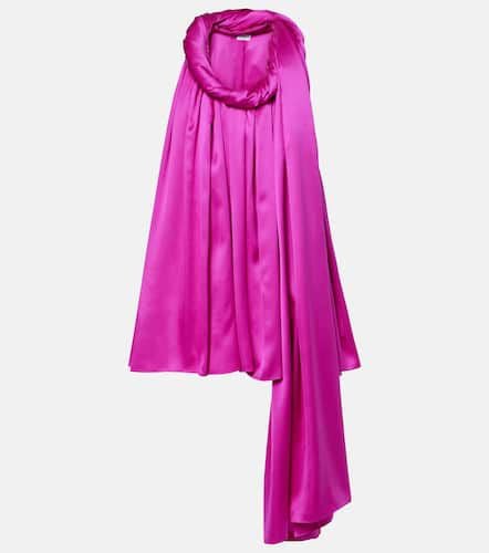 Loewe Sash silk satin minidress - Loewe - Modalova