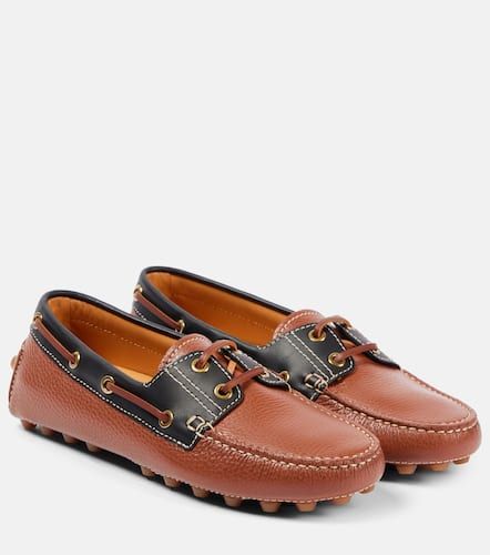 Gommino Bubble leather boat shoes - Tod's - Modalova