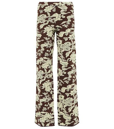 Floral jacquard flared pants - Jil Sander - Modalova